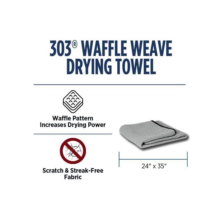 303 Products Qualifies for Free Shipping 303 Products Waffle Weave Drying Towel #39015