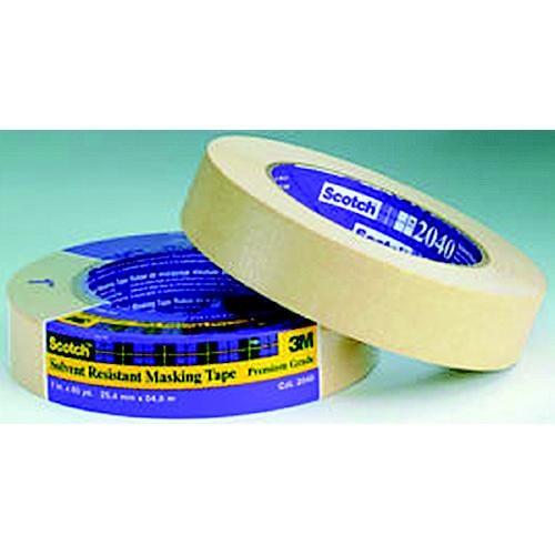 3M Marine Qualifies for Free Shipping 3M Marine 2040-1.5A-BK Scotch Solvent Resistant Masking Tape 1-1/2" #02993
