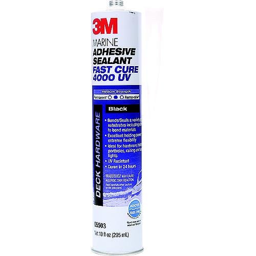 3M Marine Qualifies for Free Shipping 3M Marine Sealant 4000UV Black 10 oz #14316