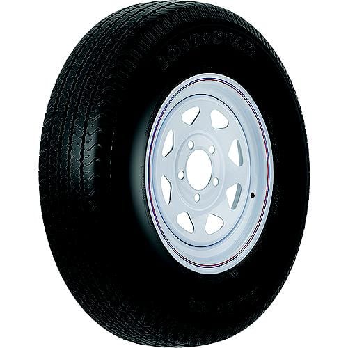 Americana Tire & Wheel Oversized - Not Qualified for Free Shipping Americana Tire & Wheel ST205/75D15 C/5H Spoke White Stripe #3S640