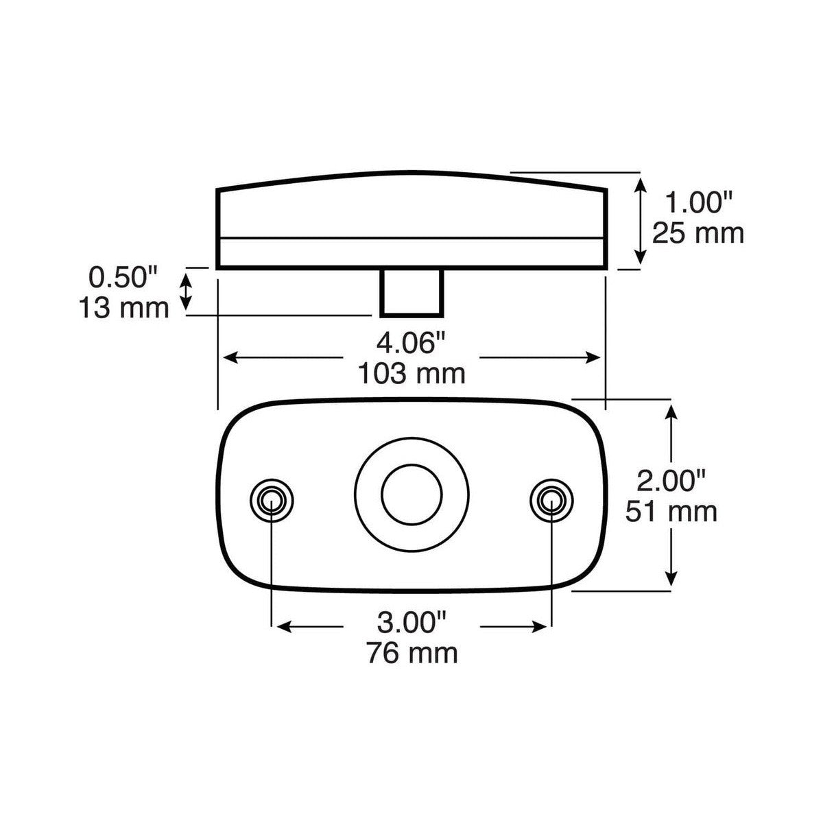 Anderson Marine Qualifies for Free Shipping Anderson Marine Clearance Marker with Reflex Amber #V2549A