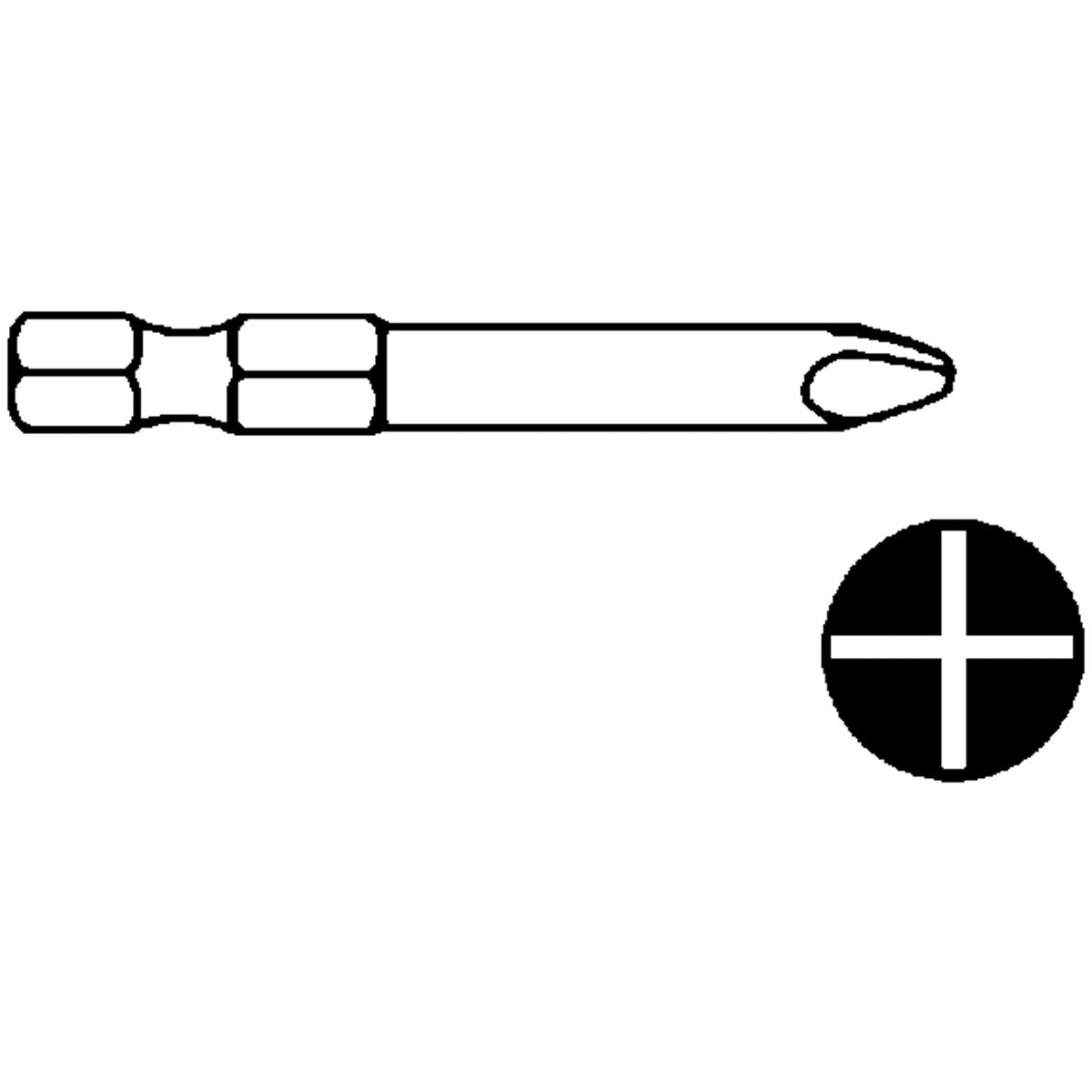 AP Products Qualifies for Free Shipping AP Products Phillips Bit #1 x 2" Long #009-42P1
