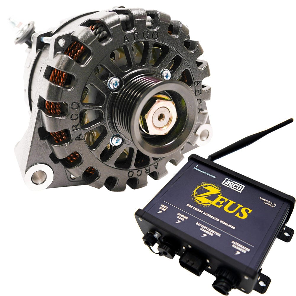 ARCO Qualifies for Free Shipping Arco Marine Zeus A275L N62 Alternator with Clutch Pulley & #4026-AZ1000