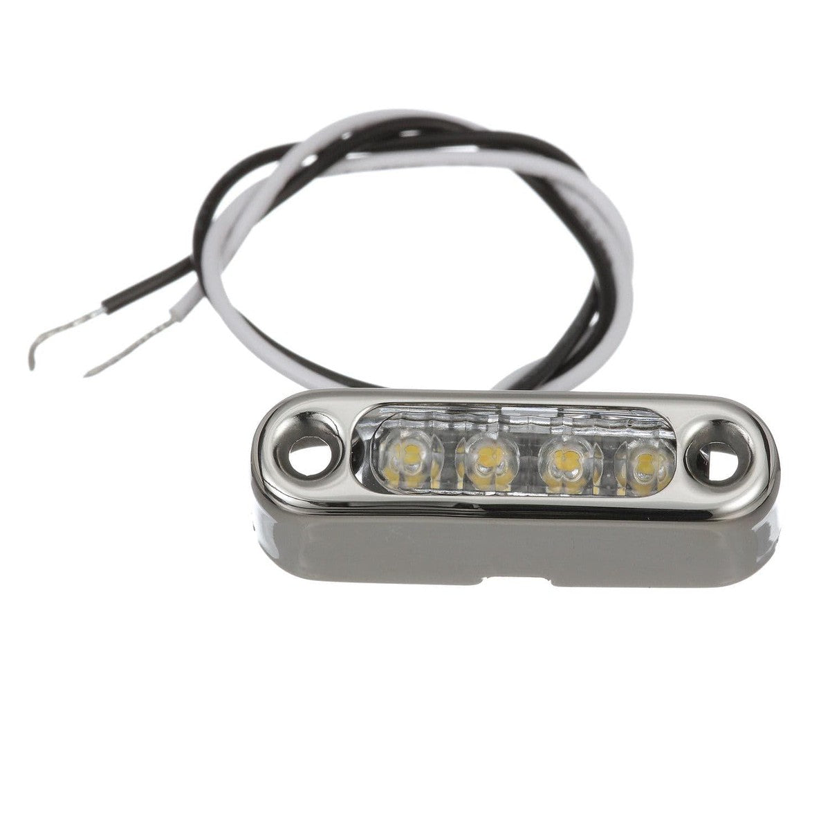Attwood Marine Qualifies for Free Shipping Attwood 1.5" Oval LED SS Micro Light Horiz/Vert Bezels White #6350W7