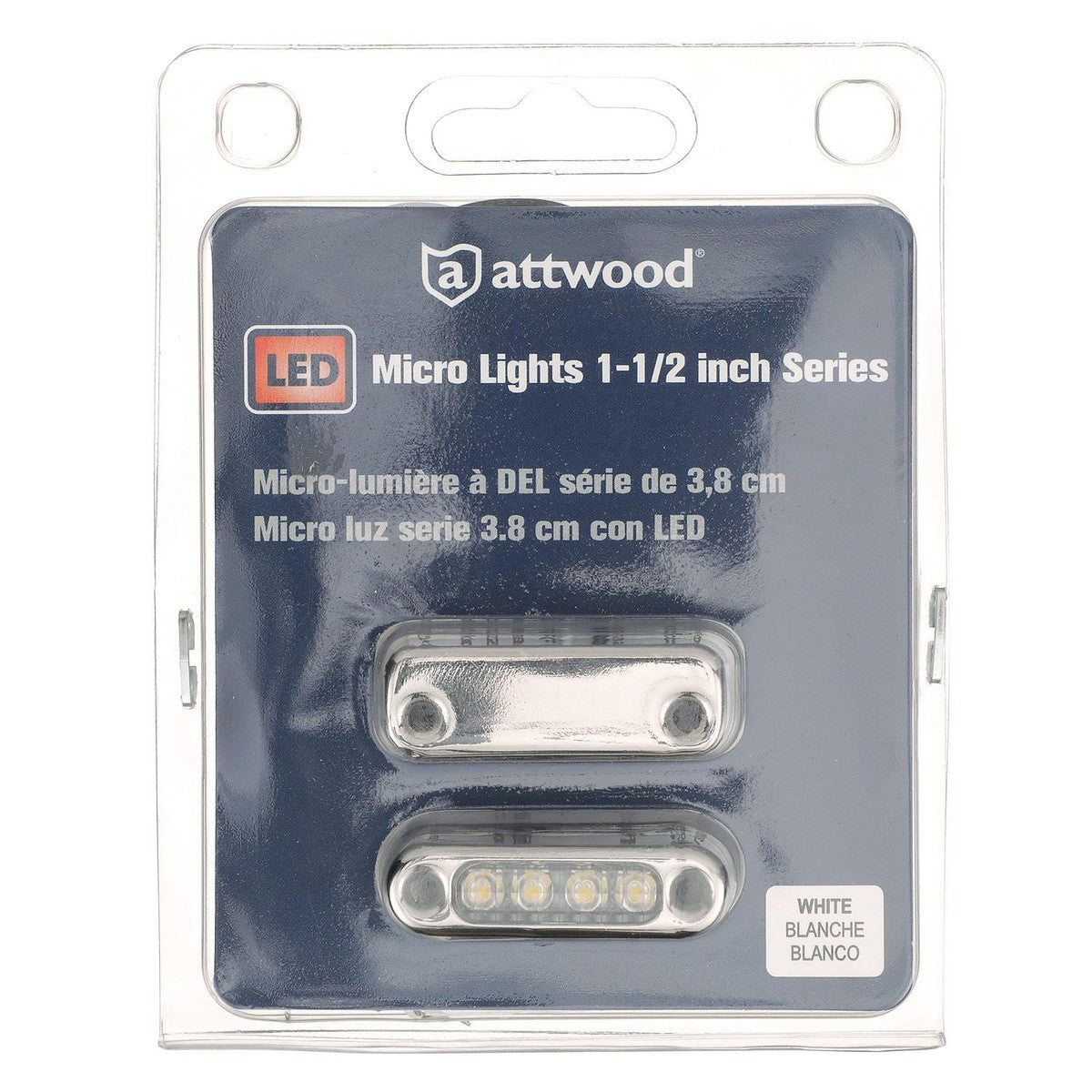 Attwood Marine Qualifies for Free Shipping Attwood 1.5" Oval LED SS Micro Light Horiz/Vert Bezels White #6350W7