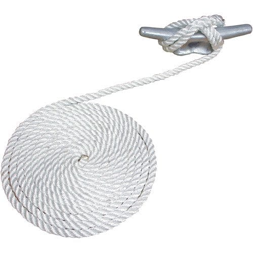 Attwood Marine Qualifies for Free Shipping Attwood Dock Line White Nylon Twisted 1/2" x 25' #11715-7