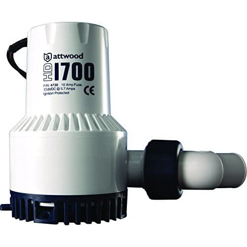 Attwood Marine Qualifies for Free Shipping Attwood HD Bilge Pump 1700 GPH 12v Packard Female #4730PF1