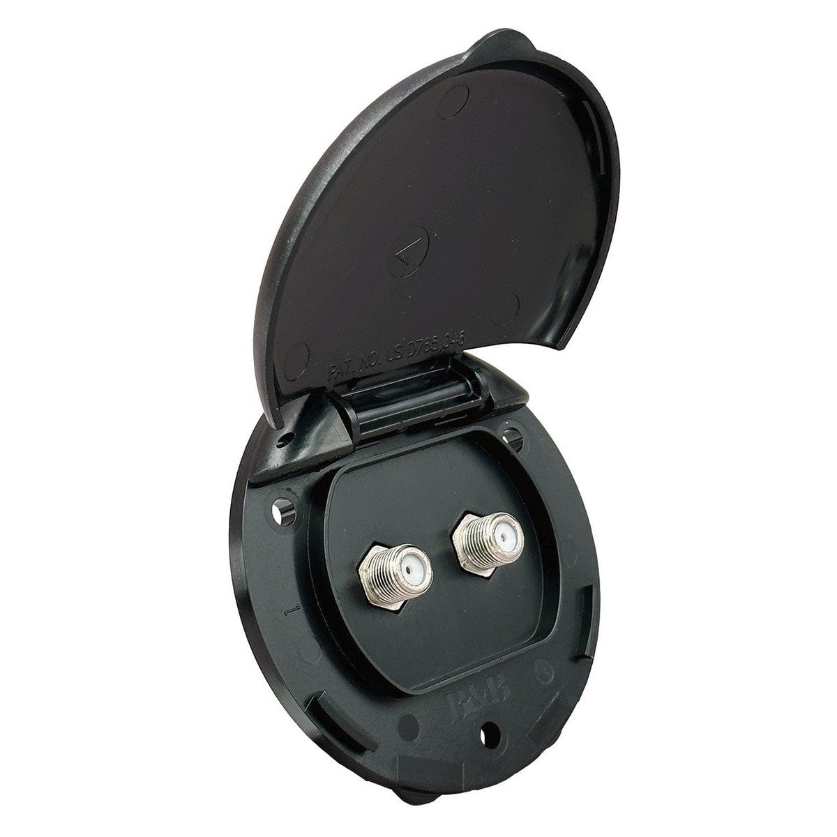 B & B Molders Qualifies for Free Shipping B & B Molders Compact Enclosure Dual Cable Black #94350