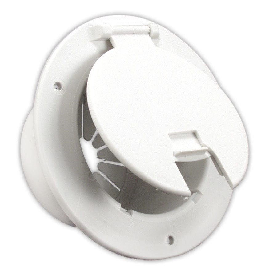 B & B Molders Qualifies for Free Shipping B & B Molders Electrical Cable Hatch Deluxe Round Polar White #94329