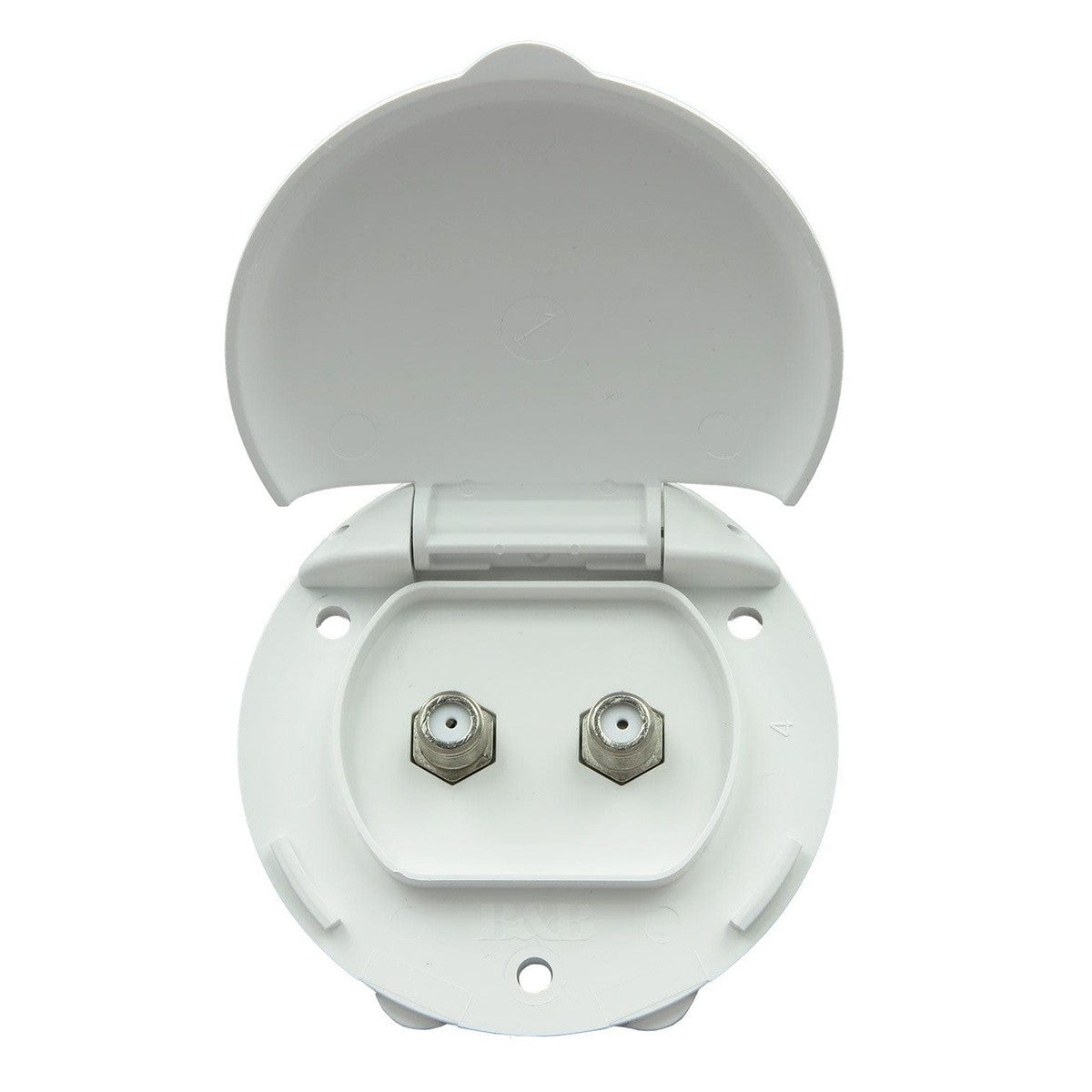 B & B Molders Qualifies for Free Shipping B & B Molders Enclosure Dual Cable Polar White #94324