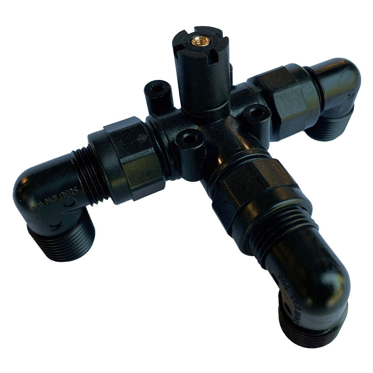 B & B Molders Qualifies for Free Shipping B & B Molders Panel Diverter Black 1/2" Thread #94135