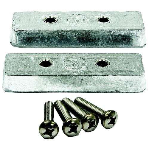 B&S Anodes Qualifies for Free Shipping B&S Anodes Trim Tab Kit 2 Anodes and Bolts #BSMBTKIT