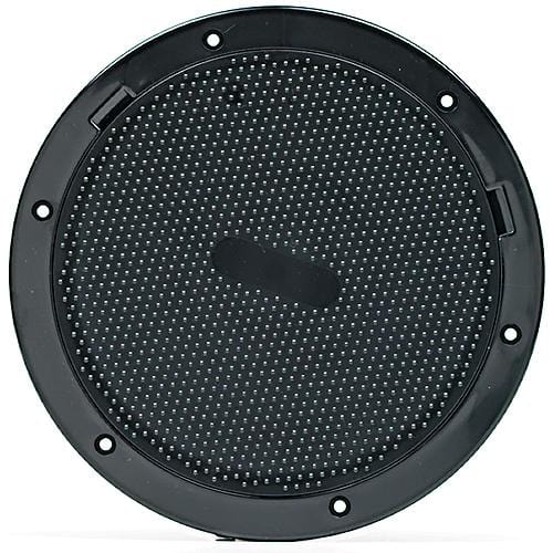 Beckson Marine Qualifies for Free Shipping Beckson Marine 8" Black Pry-Out Deck Plate with Non-Skid #DP83-B