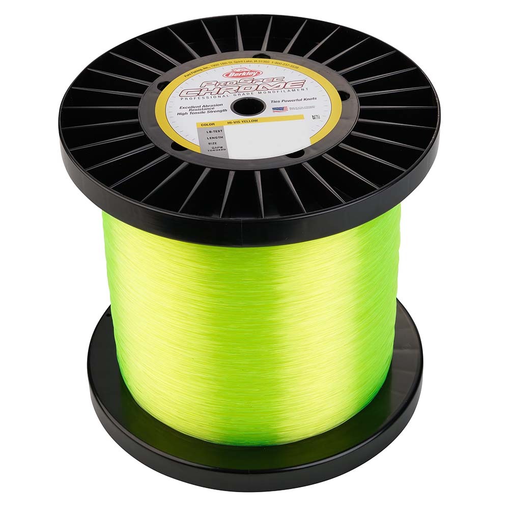 Berkley Qualifies for Free Shipping Berkley Prospec Chrome 30 lb Hi-Vis Yellow 5000 Yards #1543429