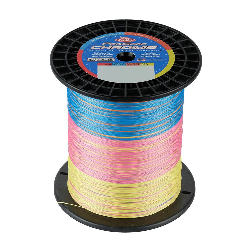 Berkley Qualifies for Free Shipping Berkley Prospec Chrome 4x100' Metered Braid 65 lb 3500 Yards #1640958