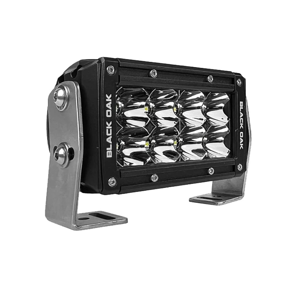 Black Oak LED Qualifies for Free Shipping Black Oak 4" Double-Row 5w Flood Black #4F-D5OS