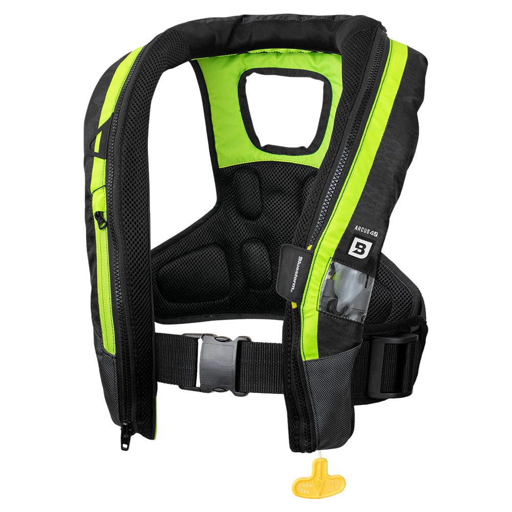 Bluestorm Qualifies for Free Shipping Bluestorm Arcus 40 Auto Type II Inflatable PFD Hi-Vis #BS-ZD1H-22-HVS