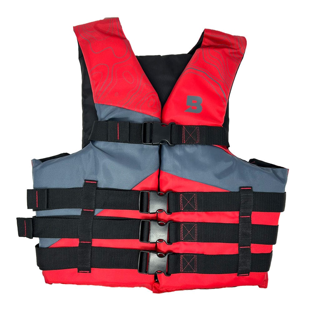 Bluestorm Qualifies for Free Shipping Bluestorm Type III Adult Universal Foam Life Jacket #BS-175-RED-U