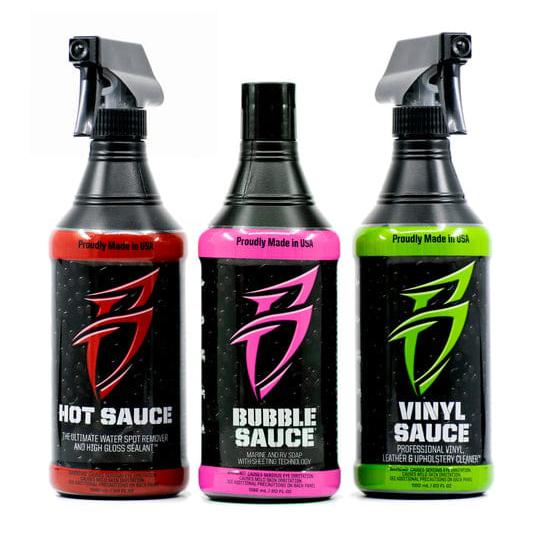 Boat Bling Qualifies for Free Shipping Boat Bling 20 oz Each Hot Sauce/Vinyl Sauce/Bubble Sauce 3-pk #GET-SAUCED-3PK