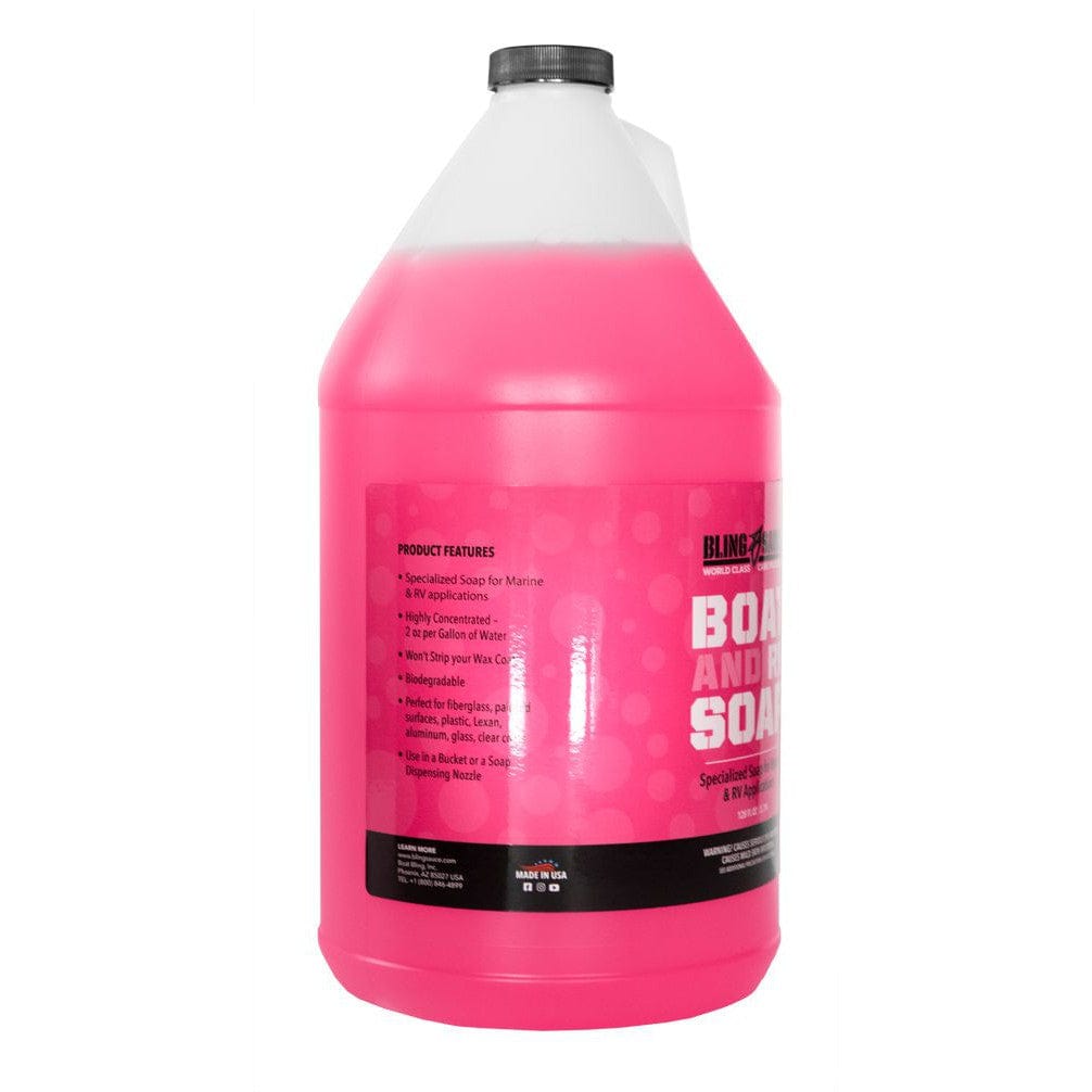 Boat Bling Not Qualified for Free Shipping Boat Bling Boat & RV Soap 128 oz #BOATRVSOAP-0128