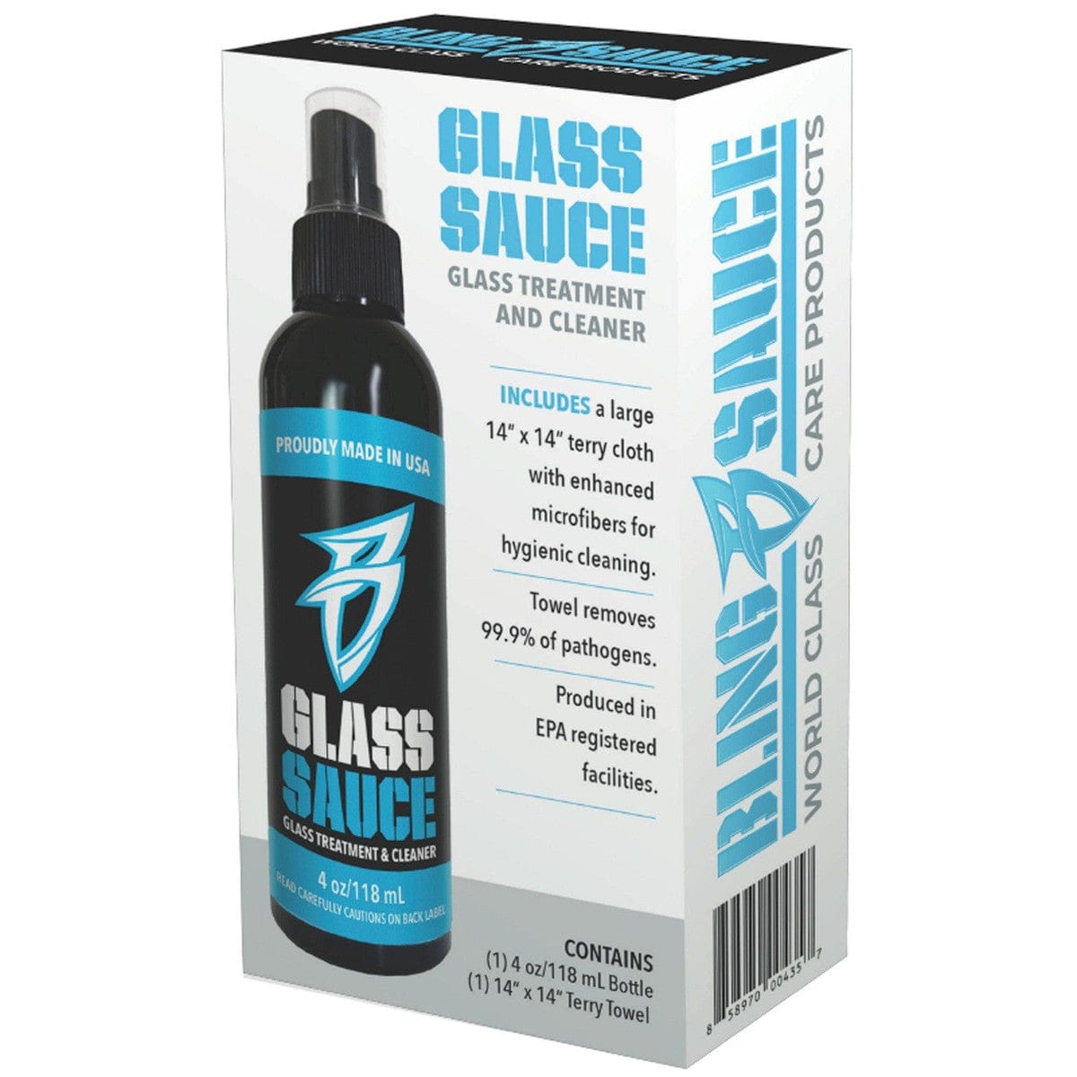 Boat Bling Qualifies for Free Shipping Boat Bling Glass Sauce Kit with Towel 4 oz #GL0004KIT