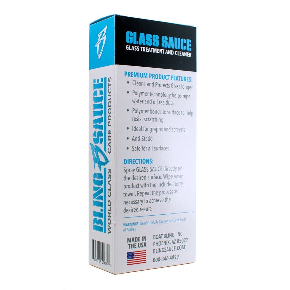 Boat Bling Qualifies for Free Shipping Boat Bling Glass Sauce Kit with Towel 4 oz #GL0004KIT