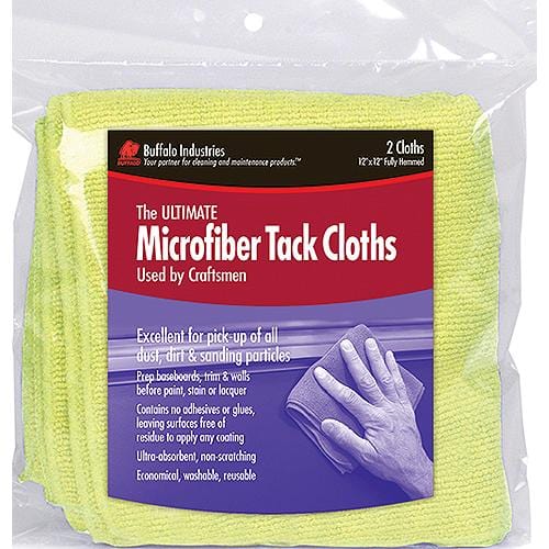Buffalo Qualifies for Free Shipping Buffalo Microfiber Tack Cloths 2-pk #65008