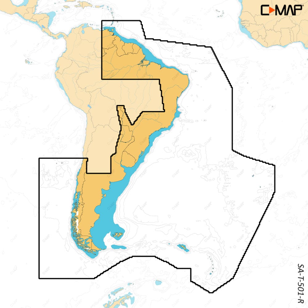 C-MAP USA Qualifies for Free Shipping C-MAP Reveal X Gulf of Paria to Cape Horn #M-SA-T-501-R-MS