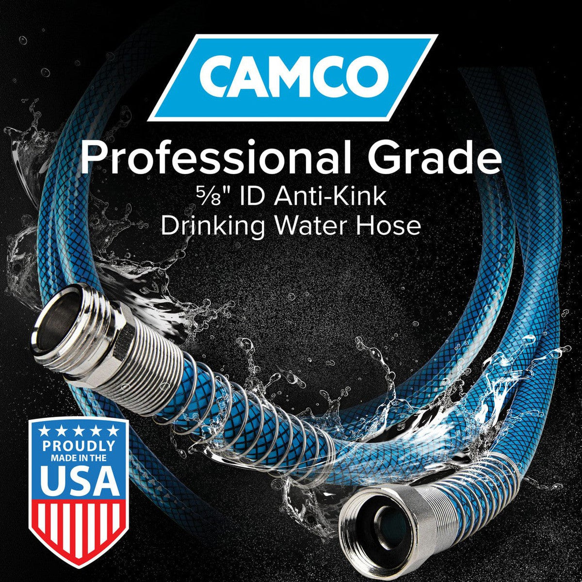 Camco Qualifies for Free Shipping Camco 10' Premium Drinking Water Hose 5/8" ID Anti-Kink #22823