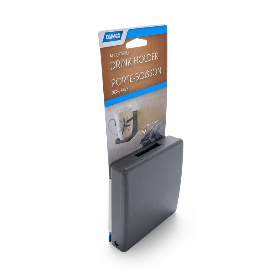 Camco Qualifies for Free Shipping Camco Adjustable Drink Holder Gray #44041
