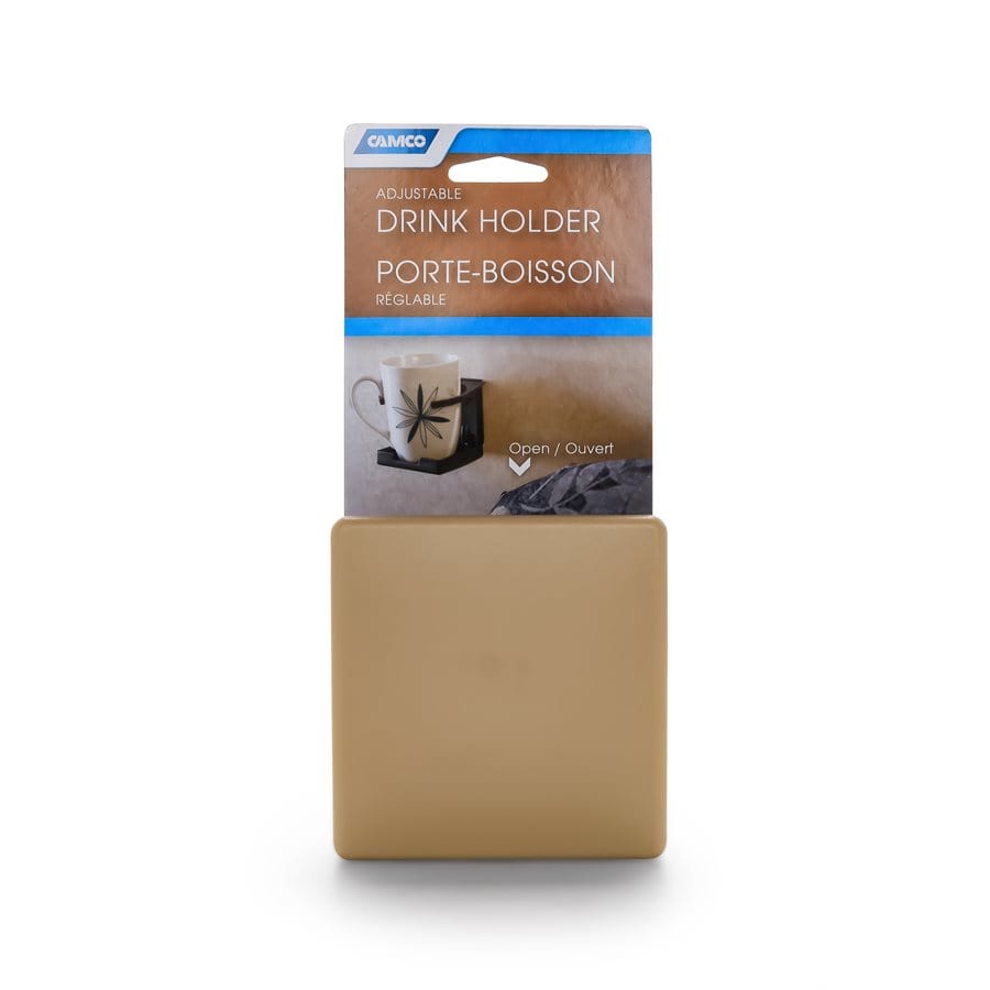 Camco Qualifies for Free Shipping Camco Adjustable Drink Holder Khaki #44042