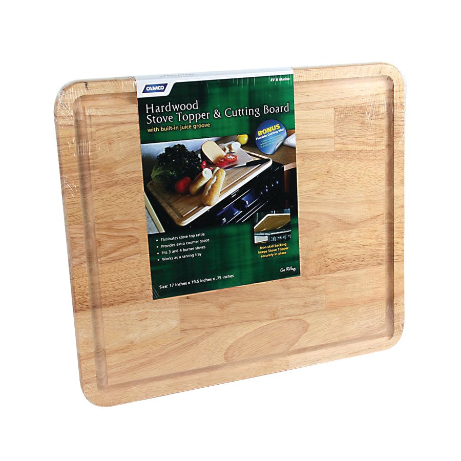 Camco Qualifies for Free Shipping Camco Hardwood Stove Topper/Cutting Board #43753