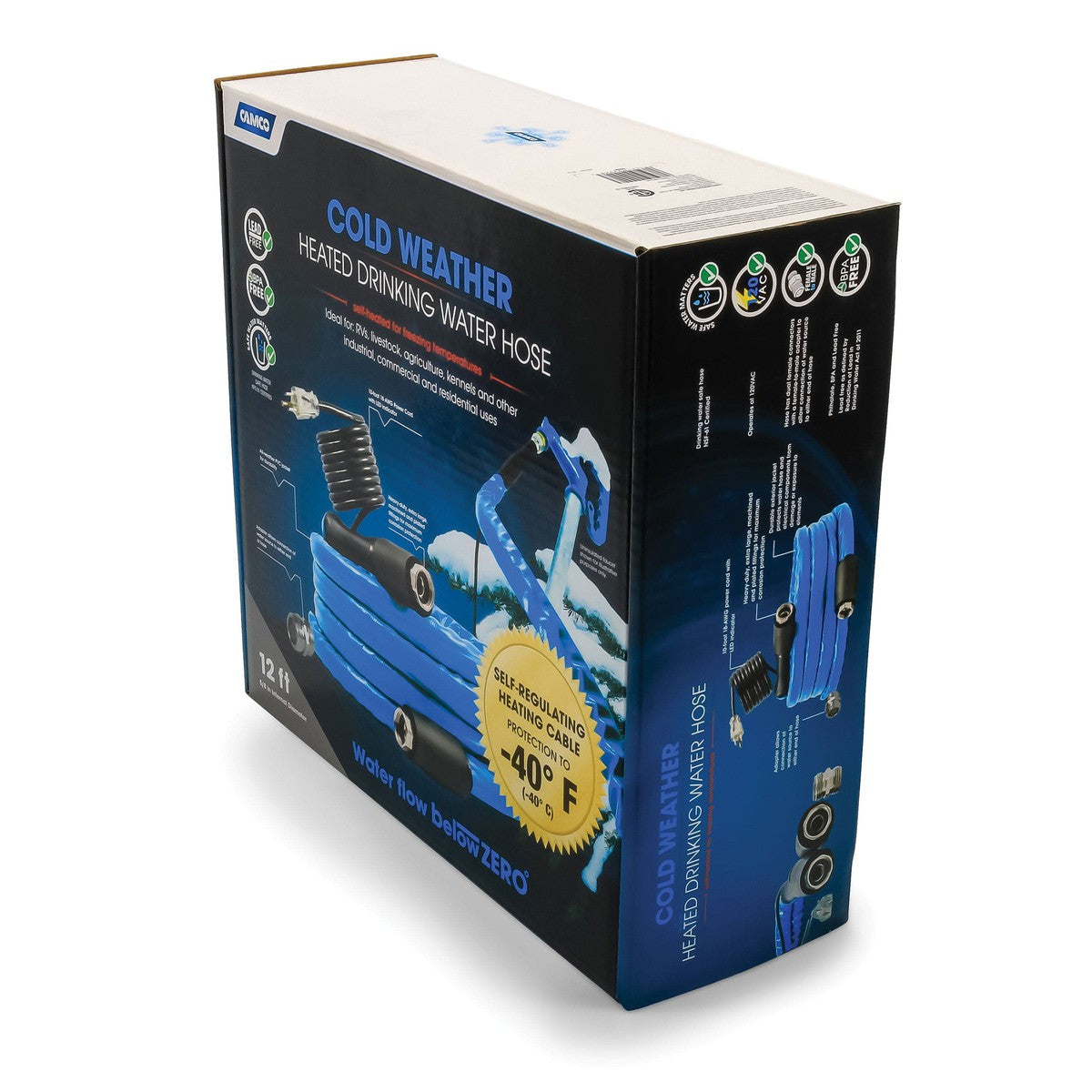 Camco Qualifies for Free Shipping Camco Heated Drinking Water Hose -40-Degree F 5/8" ID x 12' L #22920