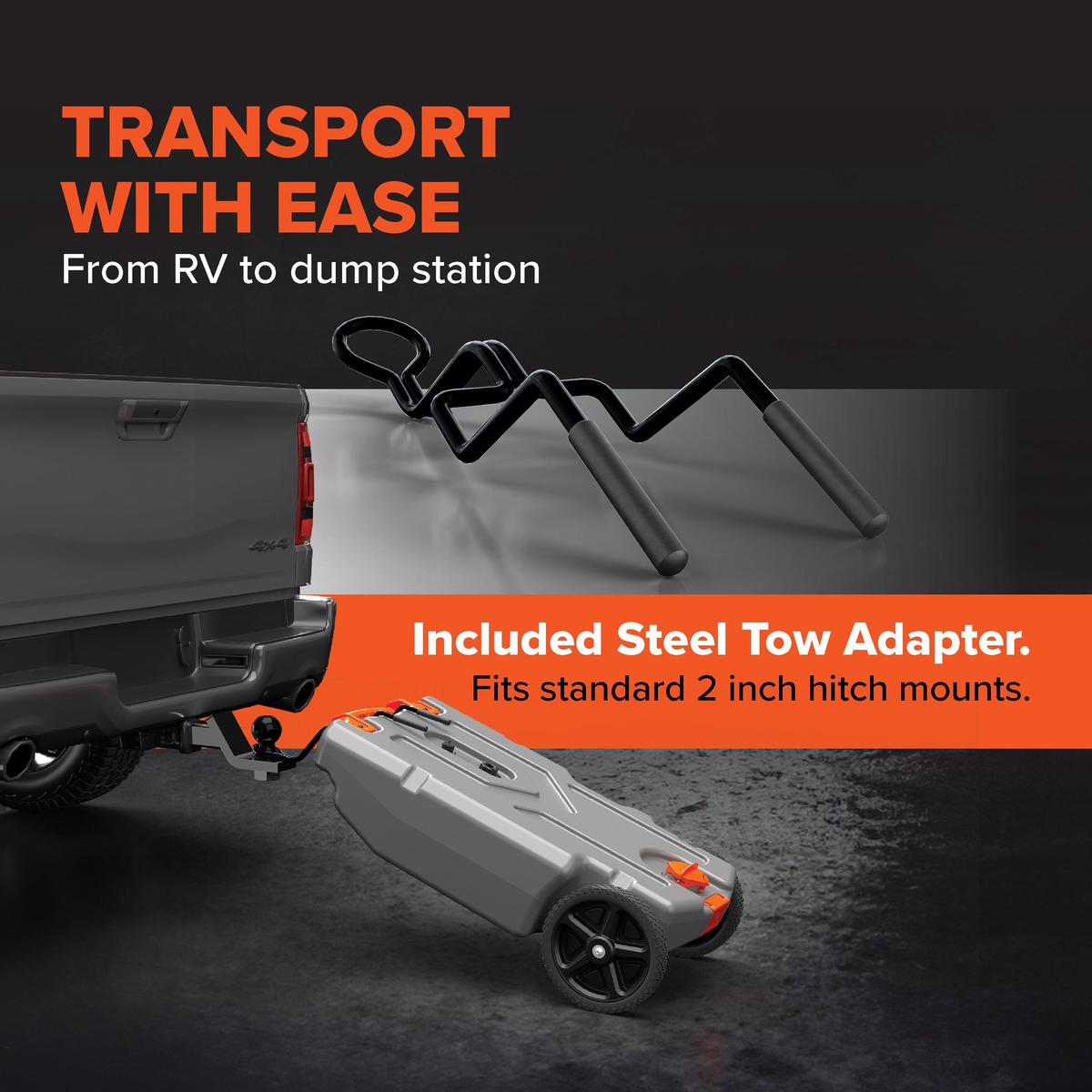 Camco Not Qualified for Free Shipping Camco Portable Holding Rhino Tote Tank 36 Gallon #39006