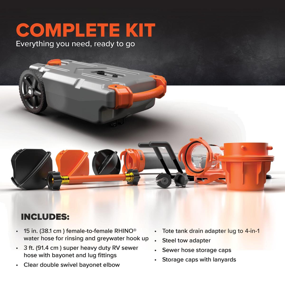 Camco Not Qualified for Free Shipping Camco Portable Holding Tank 15 Gallon #39000