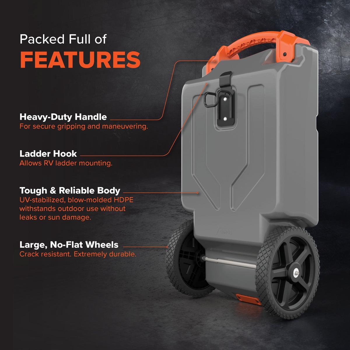 Camco Not Qualified for Free Shipping Camco Portable Holding Tank 15 Gallon #39000