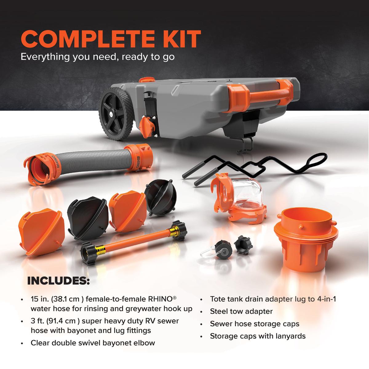 Camco Not Qualified for Free Shipping Camco Portable Holding Tank 28 Gallon #39004