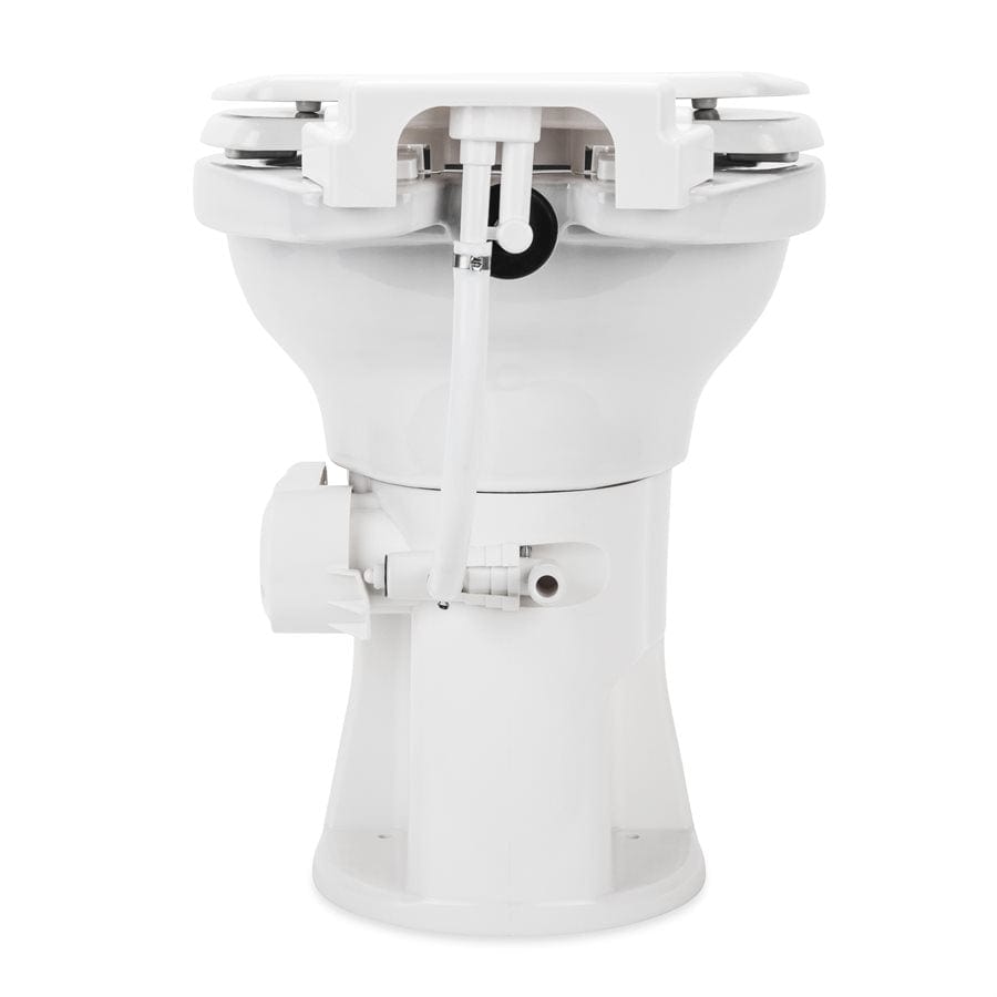 Camco Not Qualified for Free Shipping Camco Premium Ceramic Gravity Toilet White #41710