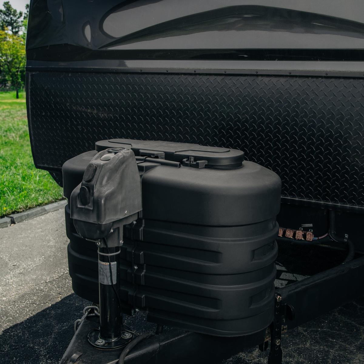 Camco Not Qualified for Free Shipping Camco Propane Tank Cover Double 20# Black #50502