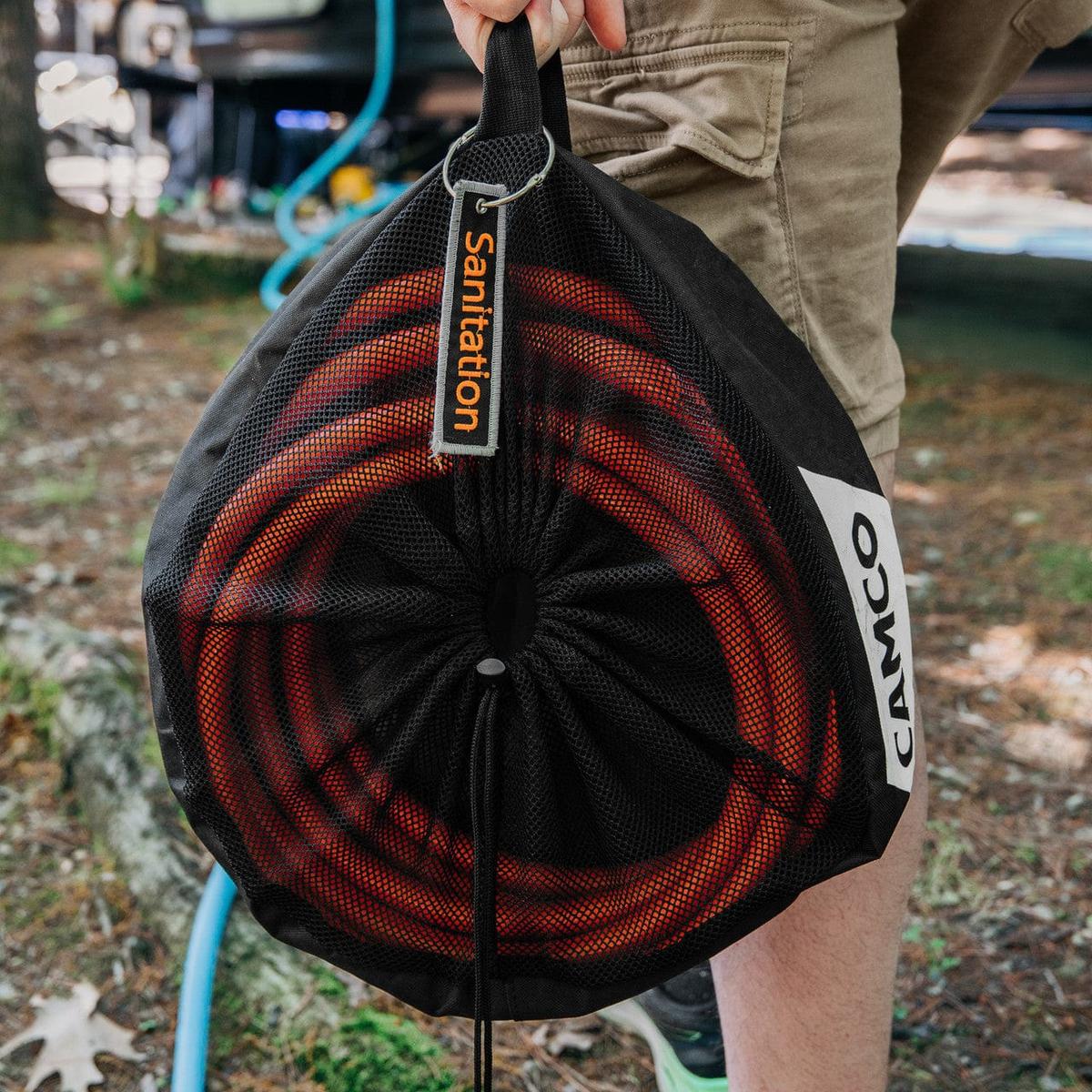 Camco Qualifies for Free Shipping Camco Rhinoflex Gray/Black Water Hose 25' Clean Out Hose 5/8" ID #22990