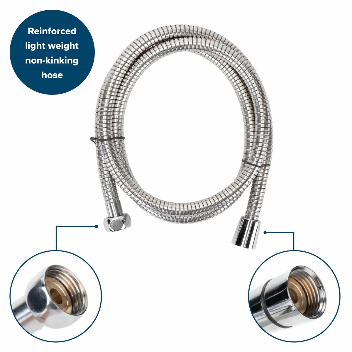 Camco Qualifies for Free Shipping Camco Shower Head Kit Chrome with Hose #43713
