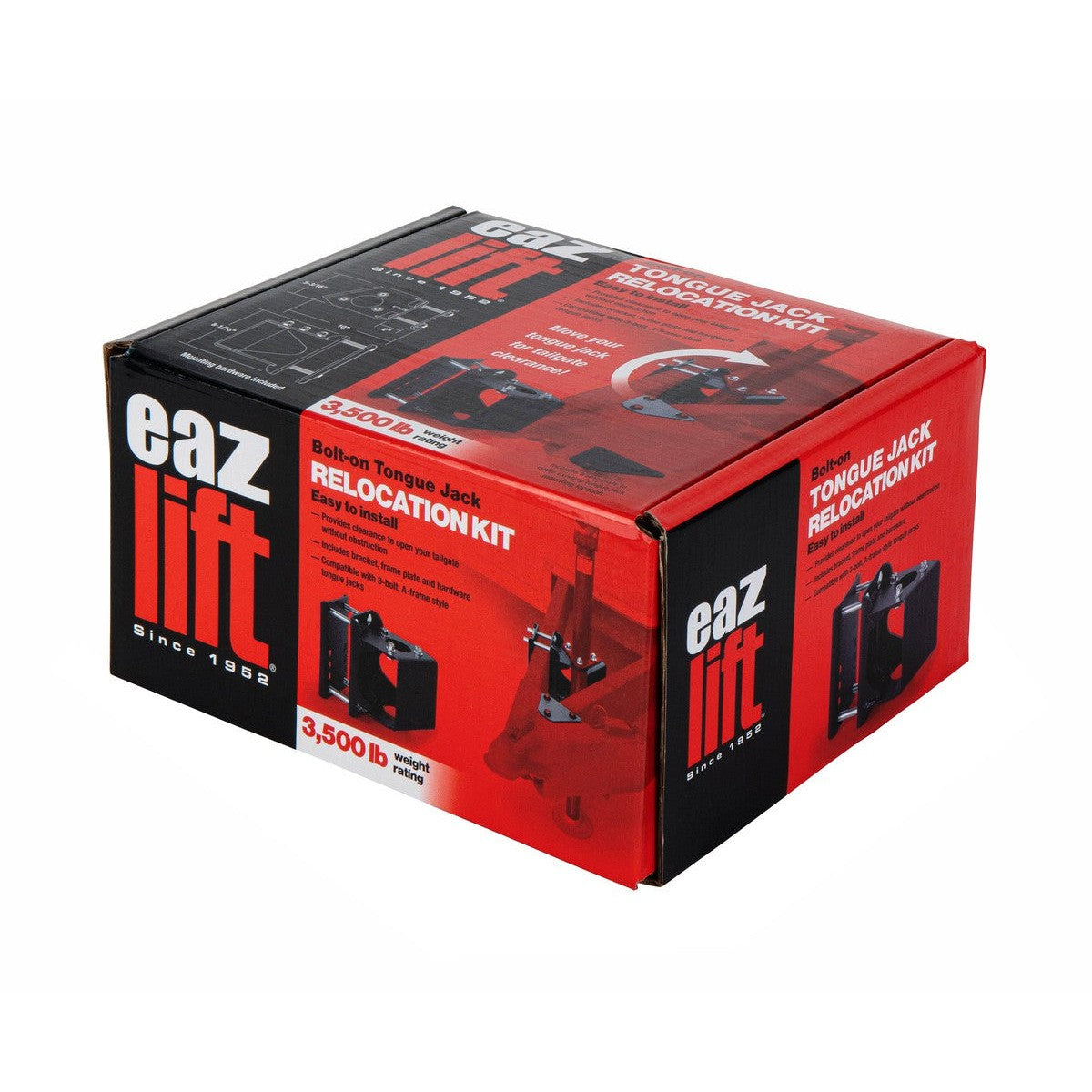 Camco Qualifies for Free Shipping Camco Trailer Tongue Jack Bolt-On Relocation Kit #50015