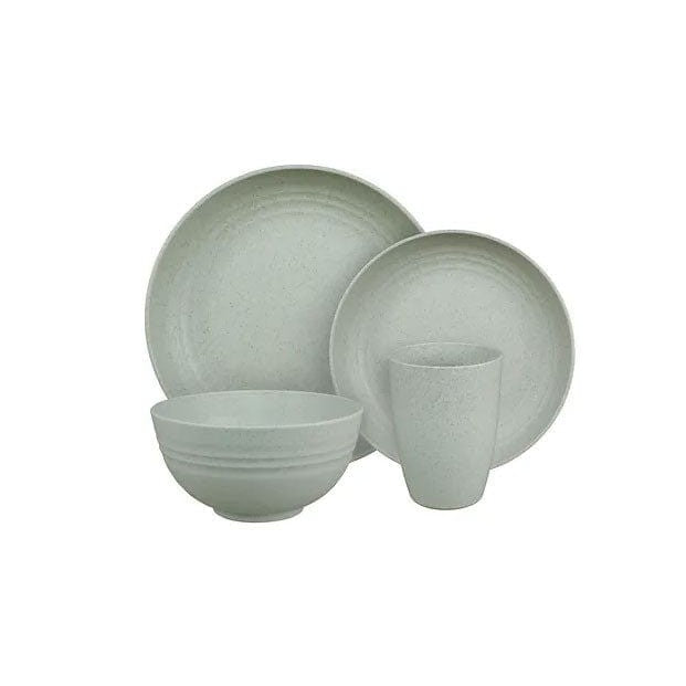 Camp Casual Qualifies for Free Shipping Camp Casual 8-Piece Microwave Safe Dish Set Mountain Sage #CC-011MS