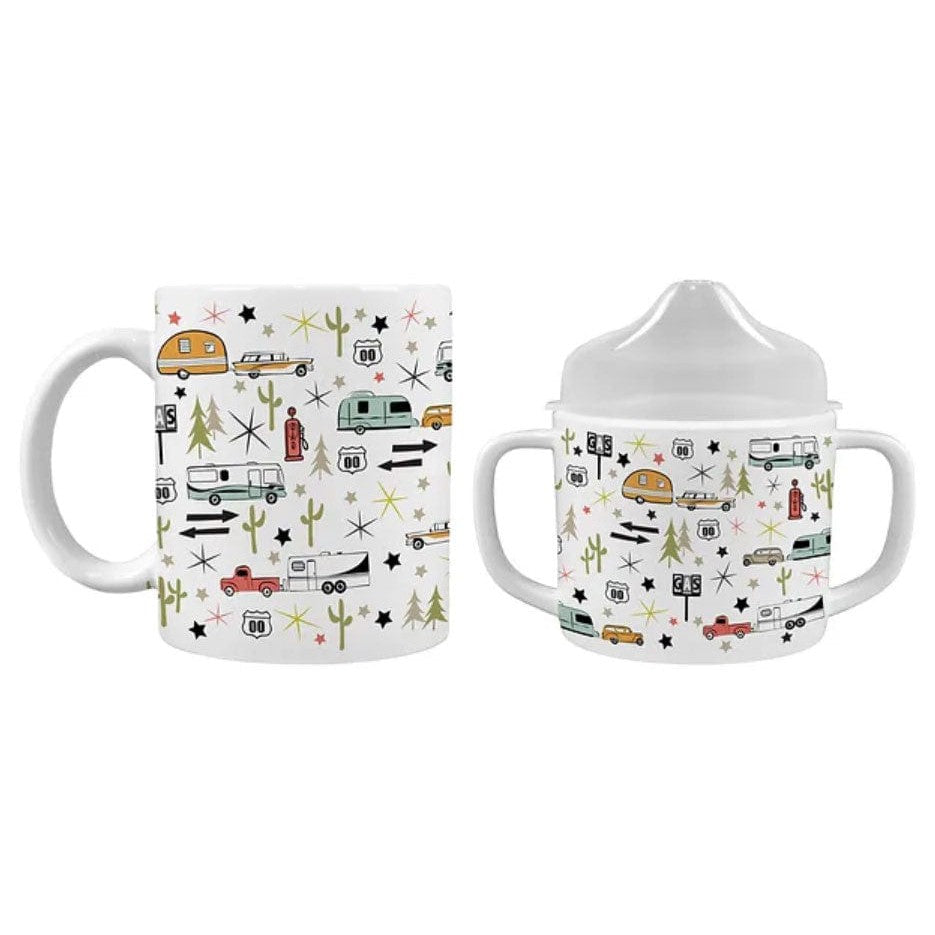 Camp Casual Qualifies for Free Shipping Camp Casual Mommy & Me Mug Set with Sippy Cup Road Trip #CC-015RT