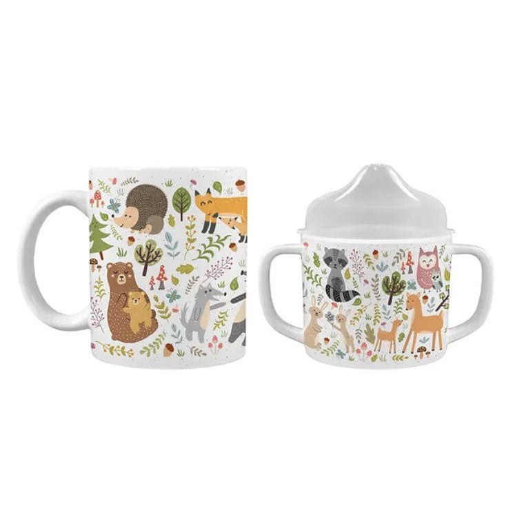 Camp Casual Qualifies for Free Shipping Camp Casual Mommy & Me Mug Set with Sippy Cup Woodland Critters #CC-015WC