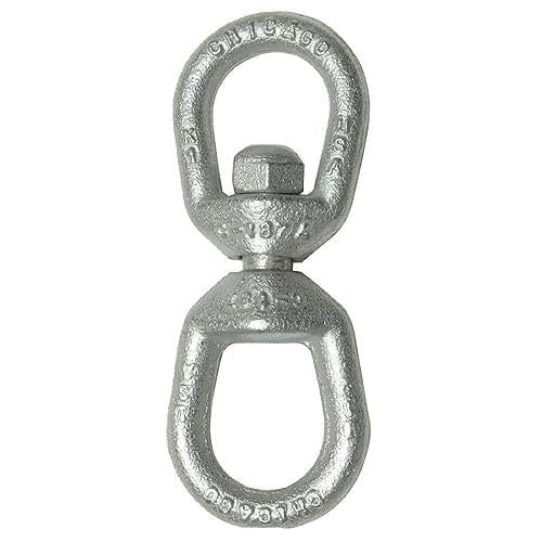 Chicago Hardware Qualifies for Free Shipping Chicago Hardware Swivel Eye & Eye 1/2" Galvanized #215206