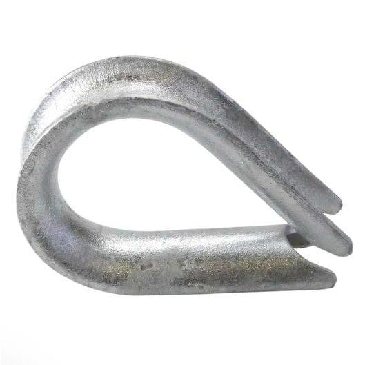 Chicago Hardware Qualifies for Free Shipping Chicago Hardware Thimble Rope Galvanized 3/4" #225458