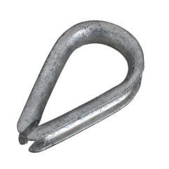 Chicago Hardware Qualifies for Free Shipping Chicago Hardware Thimble Rope Galvanized 7/16" #225304