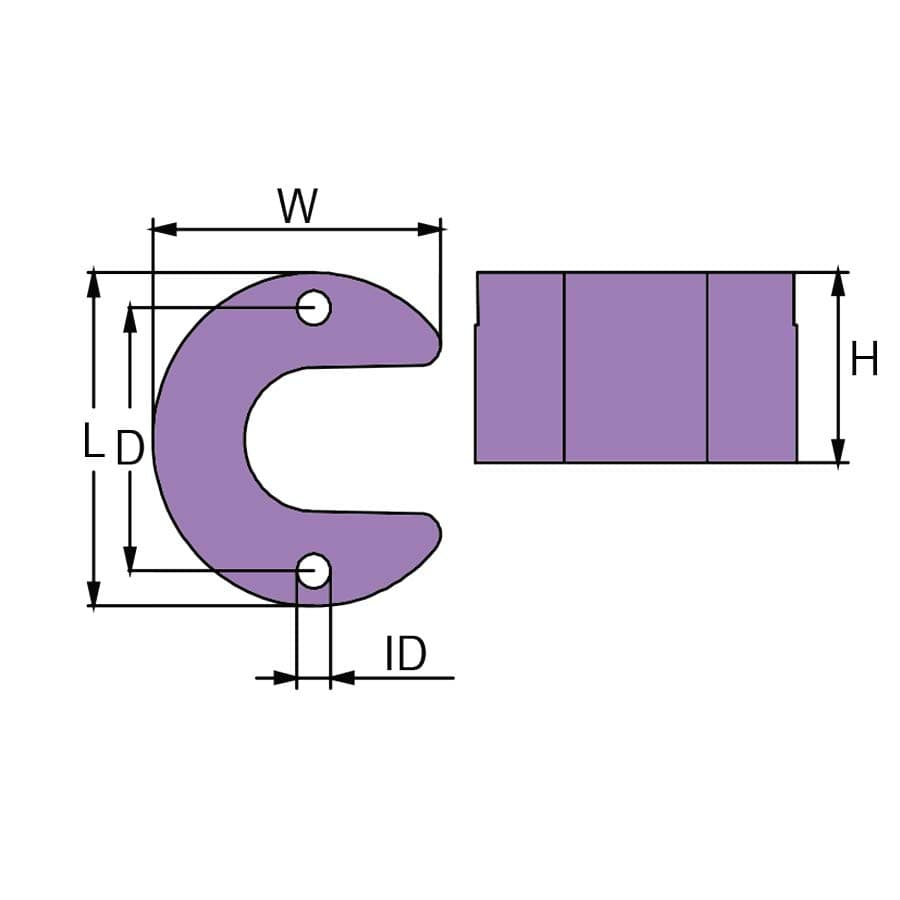 CMP Global Qualifies for Free Shipping CMP Global Bravo Lift Ram Horse Shoe #CM806190A