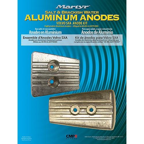 CMP Global Qualifies for Free Shipping CMP Global Volvo Penta Anode Kit DPS SX-A Drive #CMSXAKITA